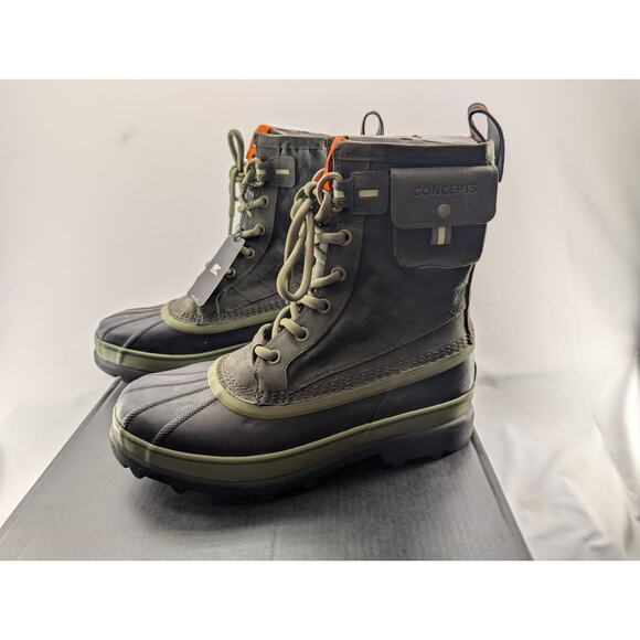 New Sorel x Concepts CNCPTS Caribou Rein WP in Surplus Green size 11.5 - Picture 5 of 13